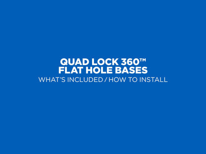 Quad Lock 360 Base - Flat Rectangle Bases